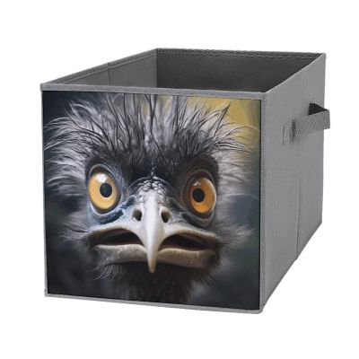 SYJTGDE Folding Storage Box Large Storage Box Emu Wardrobe Storage Large Storage Basket Decorative Folding Basket