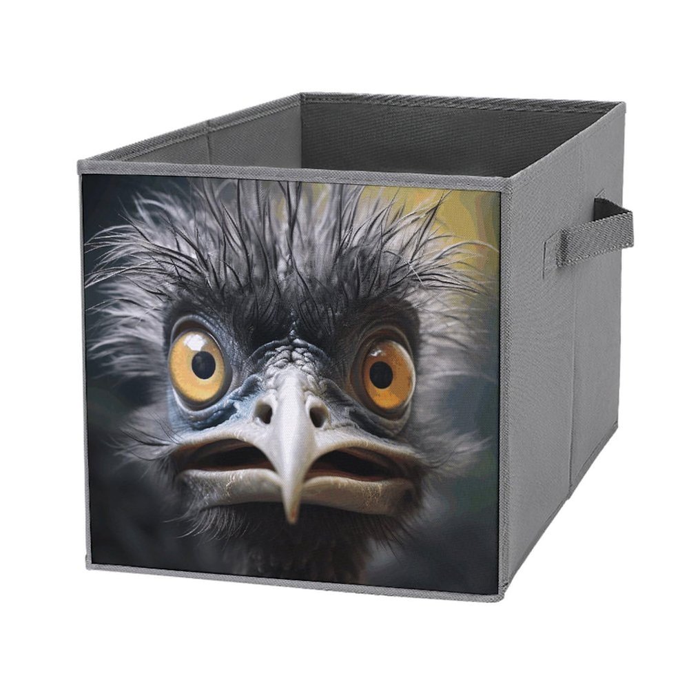 SYJTGDE Folding Storage Box Large Storage Box Emu Wardrobe Storage Large Storage Basket Decorative Folding Basket