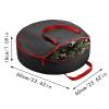AOLHXY Christmas Wreath Storage Bag, Christmas Wreath Storage Container - Waterproof oxfords Material Wreath Holder Storage - Holds 24 Inch Wreaths For Year Round Christmas Storage view 2
