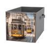 SYJTGDE Folding Storage Box Large Storage Box Lisbon Tram Wardrobe Storage Large Storage Basket Decorative Folding Basket view 1