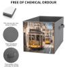 SYJTGDE Folding Storage Box Large Storage Box Lisbon Tram Wardrobe Storage Large Storage Basket Decorative Folding Basket view 3