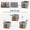 SYJTGDE Folding Storage Box Large Storage Box Lisbon Tram Wardrobe Storage Large Storage Basket Decorative Folding Basket view 4