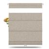 BERISSA Roman Shades,No Drill,Cordless,Top Down Bottom Up,SY Light Brown.38 W x 36" H view 1