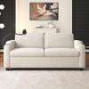 2-in-1 Design Pull Out Sofa Bed, Loveseat Sleeper with Twin Size Memory Mattress, Versatile Pull Out Couch Beds with Cup Holders, Phone Holder for Living Room/Small Spaces (Beige-11.2) view 3