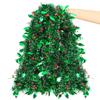 Christmas Garland DecorationsHoliday Decor Garlan 9m Christmas Red Holly Berry Tinsel Garland,(4m) view 2