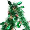 Christmas Garland DecorationsHoliday Decor Garlan 9m Christmas Red Holly Berry Tinsel Garland,(4m) view 3