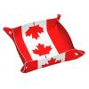 Canadian Flag Storage Tray, Keychain Coin Watch Earring Tray, Unisex Storage Tray, Travel Accessories Decorative Tray, view 1