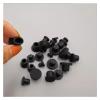 Silicone Rubber Hole Plug Blacks Solid T-Type Plug Cover, Snap-on Sealing End Cap Sealing Plug, 2.7mm to 17mm Hole Plug,10pcs(8mm) view 2