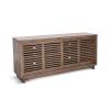 Sunny Designs 65" Slatted Door Wood TV Console view 1