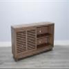 Sunny Designs 65" Slatted Door Wood TV Console view 4