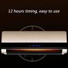 Wall Mounted Heater, Wall Mounted Remote Air Conditioner with Timer, Electric Heating Machine, Suitable for Home, Bedroom, Living Room, Bathroom, Silver, Gold (Silver) view 3