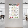 Dash Diet Food List And Meal Plan for Hypertension Diet Poster Canvas Painting Wall Art Poster for Bedroom Living Room Decor 16x24inch(40x60cm) Unframe-style view 3