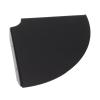 2pcs Wall Mount Floating Corner Shelves, Acrylic Material, Easy Installation, Large Organizing Space, outstanding for Bedrooms Living Rooms and More, Quarter Round Design with Wir (Transparent) view 4