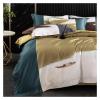 Soft Queen King Size Duvet Cover Set Bed Fitted Sheet Set Pillowcases Bedroom Comforter 1000TC Cotton Luxury Euro Bedding Set,Cotton Duvet view 4