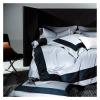 4Pcs 1600TC Premium Egyptian Cotton Sateen Duvet Cover Flat Sheet Pillow Shams Frame Patchwork Burnt Orange Pumpkin Bedding Set,Bed view 2