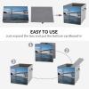 SYJTGDE Folding Storage Box Large Storage Box Mackinac Suspension Bridge Wardrobe Storage Large Storage Basket Decorative Folding Basket view 4