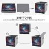SYJTGDE Folding Storage Box Large Storage Box Space With Cluster Wardrobe Storage Large Storage Basket Decorative Folding Basket view 4