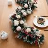 Artificial Christmas Garland, Christmas Garland Christmas Decorations, Christmas Garland Rattan Wreath Indoor Outdoor Garland with Pine Cone and Berries for Door Table Centerpiece Decor view 2