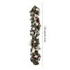 Artificial Christmas Garland, Christmas Garland Christmas Decorations, Christmas Garland Rattan Wreath Indoor Outdoor Garland with Pine Cone and Berries for Door Table Centerpiece Decor view 4