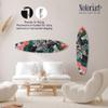 Notoriart Zebra Hidden in Tropics Surfboard Acrylic Wall Art Die-Cut Coastal Modern High-Gloss Home Decor, 15" x 60" view 2