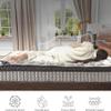 Anwick 12" Queen Mattress, Diamond Hybrid Mattress in a Box & Memory Foam Mattress with Cooling Gel Memory, Pressure Relief, Motion Isolation, Medium Firm Mattress (12" Queen) view 3