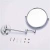 DAHSLNWKN Bathroom Beauty Mirror Hotel Bathroom Wall-Mounted Mirror Folding Telescopic Magnification Double-Sided Makeup Mirror view 4