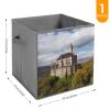 SYJTGDE Folding Storage Box Large Storage Box Historical Monuments Of Armenia Wardrobe Storage Large Storage Basket Decorative Folding Basket view 2