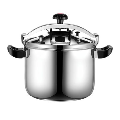 26L Commercial Explosion-Proof Pressure Cooker Large Capacity 304 Stainless Steel High Pressure Cooking Pot for Restaurant Household Kitchen