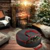 AOLHXY Christmas Wreath Storage Bag - Handles Made Of Durable Oxford Polyester Material Storage Bag with Tarp Material and Reinforced Handle Extra Large Holiday Wreaths Container view 2
