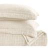 Superior 3 Piece Cotton Bedspread and Sham Set, Home Bed Decor, Decorative Bed Spread, 2 Pillow Shams, Medium Weight, Geometric Matelasse Coverlet, Bedding Essentials, Madrid Collection, Full, Ivory view 2