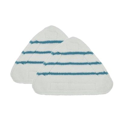 SQJZWOD 2Pcs Steam Mop Replacement Pads Triangle Washable Cloth .Compatible for Goodman 10 in 1