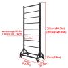 SOBS Metal Rolls Display Rack, Heavy Duty Vinyl Roll Holder with Adjustable Hanging Rod for Transfer Paper Tape, Wallpaper, Window Film, Wire Spool Storage Rack for Garage Workshop(12 rods) view 2