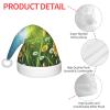 JxWCher Christmas Hat Sunny Meadow Small Soft Plush Themed Santa Hats, Fun Party Headwear, for Holiday Parties, Family Photos, Gifts view 4