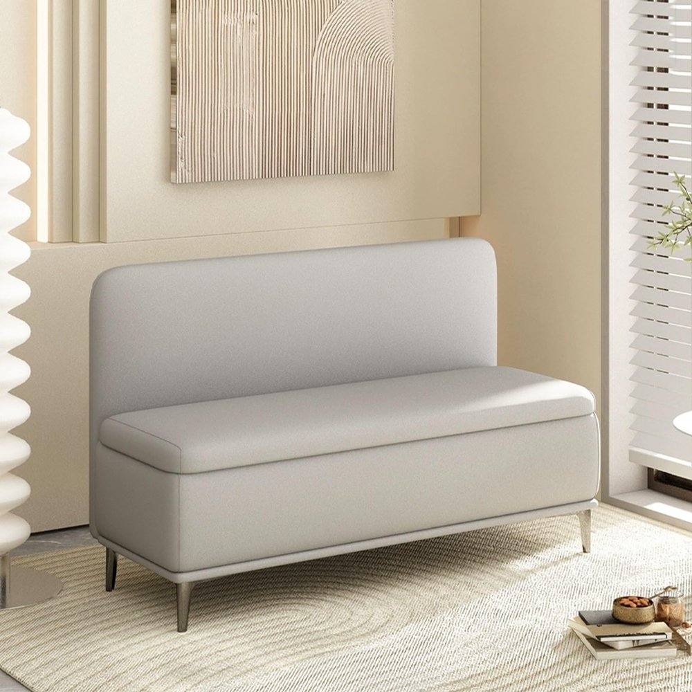 DSEWTEZXI Modern Bedroom End of Bed Storage Bench with Padded, Shoes Rack Cabinet Benches, Porch Hallway Multi-Functional Shoe Rack, Living Room Seat Bench Long, Indoor Home Decoration.