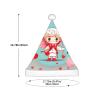 JxWCher Christmas Hat Cute loving boy Small Soft Plush Themed Santa Hats, Fun Party Headwear, for Holiday Parties, Family Photos, Gifts view 3
