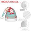 JxWCher Christmas Hat Cute loving boy Small Soft Plush Themed Santa Hats, Fun Party Headwear, for Holiday Parties, Family Photos, Gifts view 4