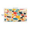 Bath Tub Shower Mat Non Slip 26.8in x 15in Large Bath Mat with Suction Cups Kids and Elderly Bathtub Mats Stones view 2