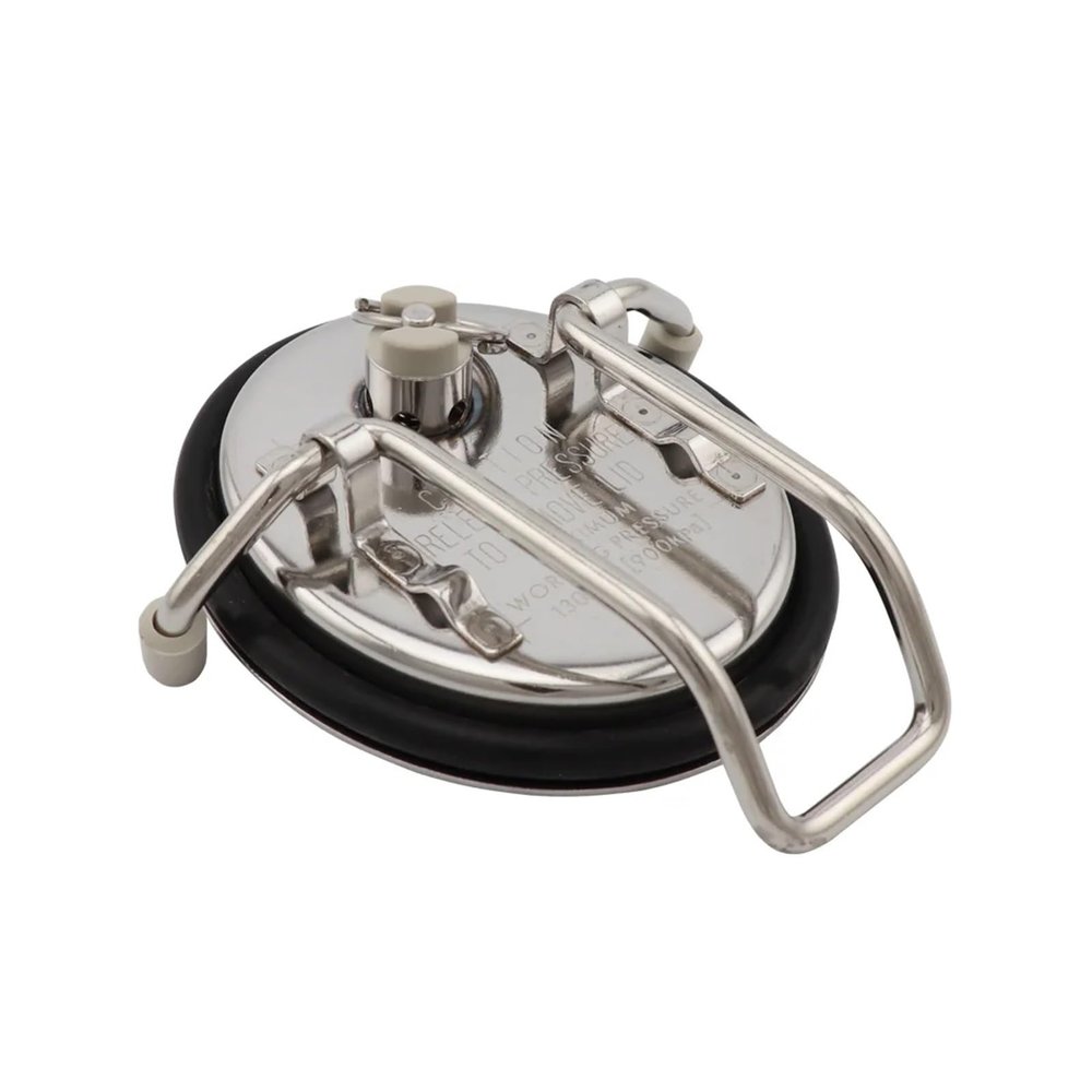 Home brewing Cornelius Keg Carbonation Lid New Replacement Corny Keg Lid 0-90PSI Gauge O-ring for Homebrew Beer Soda Ball/Pin Lock Kegs Brewing accessories(Lid)
