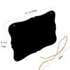HOODANCOS Wooden Blackboard Wall Decor Double Sided Hanging Chalkboard Home Blackboard Message Board Chalkboard Pendant view 2