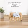 3PCS Hand Woven Storage Baskets, Decorative Woven Storage Basket, Storage Baskets Set, Suitable for Providing Ample Storage Space view 4