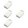Bothyi 4 Pieces Furniture Risers Rectangle Bed Raising Blocks Heavy Duty Sofa Riser Lifts Bed Risers for Desk Washing Machine Fridge, White view 1