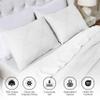 Superior Cotton Woven Coverlet, Home Decor, Aesthetic Master and Guest Bedroom, Medium Weight, All-Season, Bedding Essentials, Decorative Bed Accent, Tanta Collection, Throw Size, White view 3