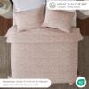 Superior Cotton Blend Coverlet, Home Decor, Decorative Bed Spread, Aesthetic Master Bedroom, Medium Weight Blanket, Matelasse Coverlet, Bedding Essentials, Vineyard Collection, Throw, Blush view 3