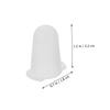 BEBEMOKO 2pcs Cake Piping Tip Lids Decorative Tip Protective Cap Flexible Silicone Covers for Cake Decorating view 2