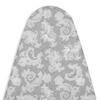 Encasa XO Ironing Board Cover and pad 42"x14" with 4mm Thick Felt Padding, Medium Iron Board Covers Fits Standard Boards, Non Slip, Elastic Fitting, Heat Reflective, Protective Grey view 2
