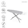 Encasa XO Ironing Board Cover and pad 42"x14" with 4mm Thick Felt Padding, Medium Iron Board Covers Fits Standard Boards, Non Slip, Elastic Fitting, Heat Reflective, Protective Grey view 3