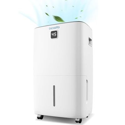 50 Pints Dehumidifier with Pump for Spaces up to 4,500 Sq. Ft at Home, with Washable, Reusable Air Filter, 2 Gal Water Tank, Drain Hose, for Bedroom, Large & Medium Rooms, Basement