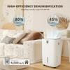50 Pints Dehumidifier with Pump for Spaces up to 4,500 Sq. Ft at Home, with Washable, Reusable Air Filter, 2 Gal Water Tank, Drain Hose, for Bedroom, Large & Medium Rooms, Basement view 2