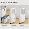 50 Pints Dehumidifier with Pump for Spaces up to 4,500 Sq. Ft at Home, with Washable, Reusable Air Filter, 2 Gal Water Tank, Drain Hose, for Bedroom, Large & Medium Rooms, Basement view 4