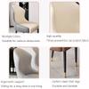 LAVGHR Dining Chair Dining Chairs Set of 8 Wear Resistant Cat Claw Leather Kitchen Living Room Lounge Counter Chairs Sturdy Carbon Steel Metal Legs(Light Grey) view 4